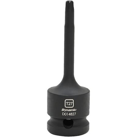 Dynamic Tools 1/2" Drive Torx Hex Head, T27, Bit Impact Socket D014827